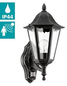 Eglo 93458 - Corp de iluminat perete exterior cu senzor NAVEDO 1xE27/60W/230V