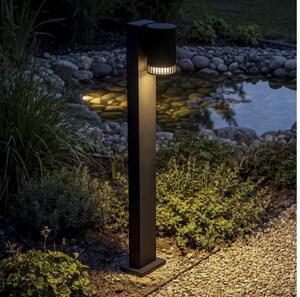 Kanlux 46205 - Lampă de exterior RADILO 1xGU10/11W/230V 80 cm IP44 neagră