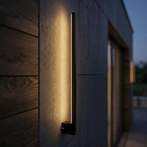 Kanlux 45871 YALTE - Aplică LED de exterior, 11W, 230V, 3000/4000/6500K, IP54, negru