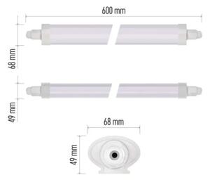 Corp de iluminat tehnic LED DUSTY, 18W, 230V, IP65, 4000K