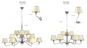 Aplică NESS NE K1xE27/60W/230V Jupiter 1412