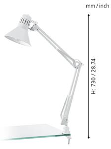 Lampă de masă Eglo 90872 FIRMO 1xE27/40W/230V