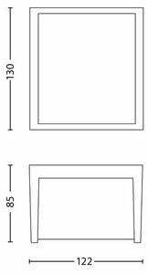 Aplică LED de exterior Philips 17302/30/16 MACAW LED/3W/230V IP44 2700K