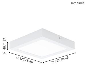 Eglo 94078 - Plafonieră LED FUEVA 1, 16,44 W, 230 V