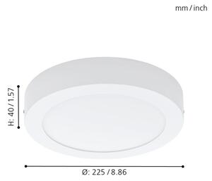 Eglo 94075 - Plafonieră LED FUEVA 1 x LED, 16,47 W, 230 V