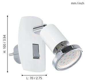 Corp de iluminat LED Eglo 92925 MINI 4 1xGU10-LED/3W/230V