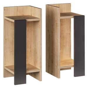 Măsuță de noptieră Elos Oak, 2 buc