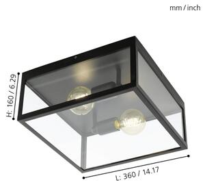 Plafonieră Eglo 49392 CHARTERHOUSE 2xE27/60W/230V
