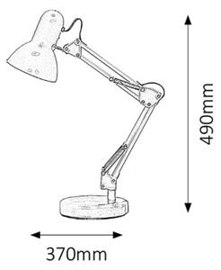 Lampă LED de masă ROMERO 1xE27/10W/230V alb Brilagi