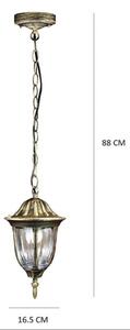 Lustră LED de exterior FLORENCJA 1xE27/10W/230V IP43