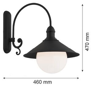 Argon 3286 - Corp de iluminat perete ERBA BIS 1xE27/60W/230V