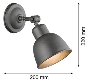 Argon 3183 - Corp de iluminat perete EUFRAT 1xE27/60W/230V