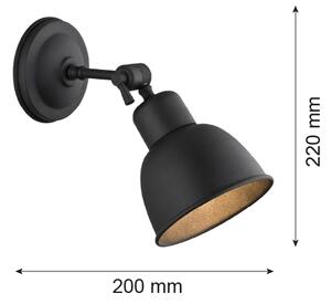 Argon 3185 - Corp de iluminat perete EUFRAT 1xE27/60W/230V