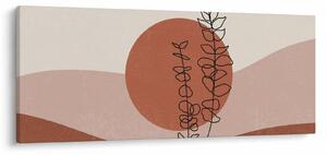 Tablou - Boho frunze N⁰1 (120x50 cm)