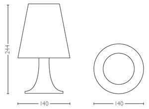 Lampă LED de masă pentru copii Philips 71795/90/16 DISNEY DORY LED/2,3W/230V