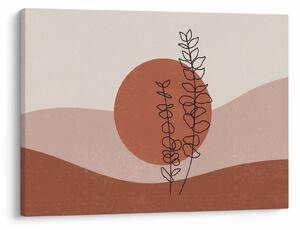 Tablou - Boho frunze N⁰1 (70x50 cm)