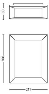 Philips 17293/93/16 - Aplica de exterior KARP LED/6W/230V IP44