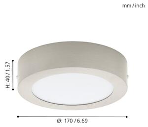 Eglo 78213 - Plafonieră LED FUEVA, 10,9 W, 230 V