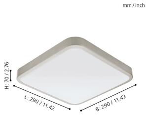Eglo 96231 - Plafonieră LED pentru baie MANILVA LED/16W/230V IP44