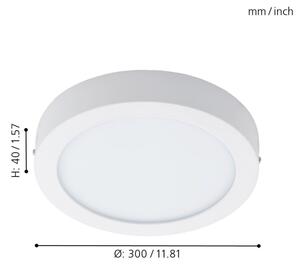 Eglo 96168 - Plafonieră LED pentru baie FUEVA 1 LED/22W/230V IP44