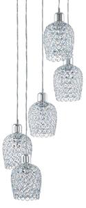 Eglo 94898 - Lustră cu cablu BONARES 1 5xE27/60W/230V