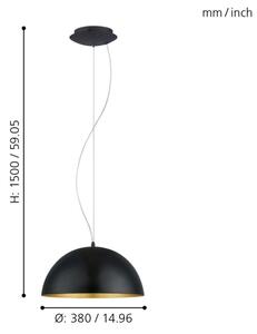 Eglo 94935 - Lustra GAETANO 1 1xE27/60W/230V