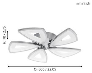 Eglo 95221 - LED Plafoniera AMONDE 5xLED/6W/230V