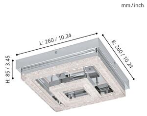 Plafonieră LED Eglo 95659 FRADELO LED/12W/230V