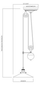 Globo 15053 - Lustra LENIUS 1xE27/60W/230V