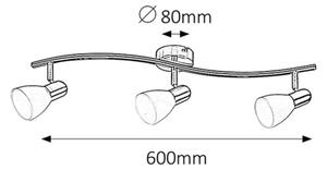 Rabalux 6303 - Lampa spot SOMA 3xE14/40W/230V