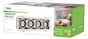 Corp de iluminat încastrat MODERN DAY MINI 4xGU10/10W/230V