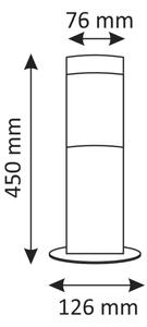 Lampă LED de exterior LIVIA 1xE27/7W/230V 4000K IP44
