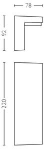 Philips 16483/93/P3 - Aplica LED exterior BUSTAN 2x4,5W IP44