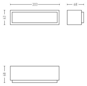 Aplică LED de exterior LED/4,5W IP44 Philips 17354/93/P3