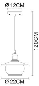 Globo 69030 - Corp de iluminat pendul 1xE27/60W