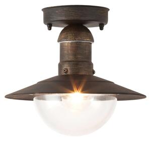 Plafonieră pentru exterior MOLDE 1xE27/60W IP44 bronz/patină - Brilagi