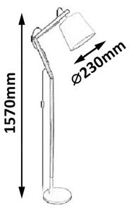 Rabalux 4192 - Lampadar SOREN E27/60W
