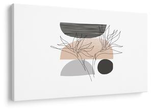 Tablou - Linie de artă flori N⁰2 (90x60 cm)