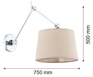 Argon 3546 - Aplica perete ZAKYNTOS 1xE27/60W