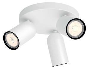 Philips - Spot LED RGBW dimmabil PONGEE 3xGU10/4,8W/230V, alb + telecomandă