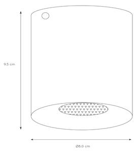 Lucide 09100/01/30 - Lampa spot BODI 1xGU10/50W/230V