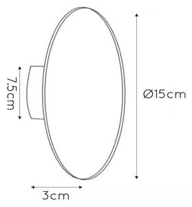 Lucide 46201/06/31 - LED aplica perete EKLYPS LED LED/6W/230V 15 cm