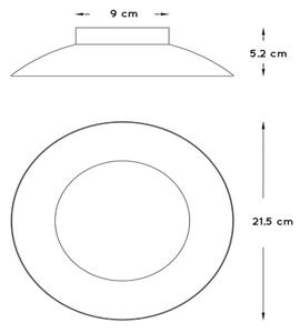 Lucide 79177/06/31 - LED plafoniera FOSKAL LED/6W/230V 21,5 cm alb
