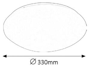 Rabalux 3438 - LED plafoniera baie LUCAS LED/18W/230V
