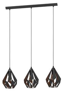 Eglo 49991 - Lampa suspendata CARLTON 1 3xE27/60W/230V