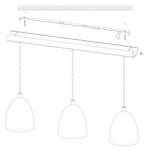 Eglo 49871 - Pendul SAFI 3xE27/60W