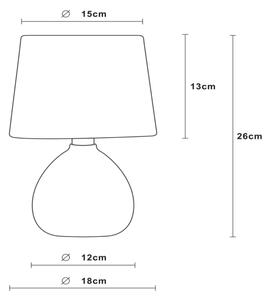 Lucide 47506/81/38 - Lampă de masă RAMZI 1xE14/40W/230V