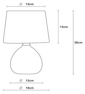 Lucide 47506/81/36 - Lampă de masă RAMZI 1xE14/40W/230V
