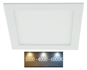 Plafonieră LED încastrată pentru baie 24W/230V 3000/4000/6000K IP44