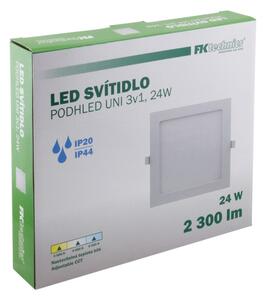 Plafonieră LED încastrată pentru baie 24W/230V 3000/4000/6000K IP44